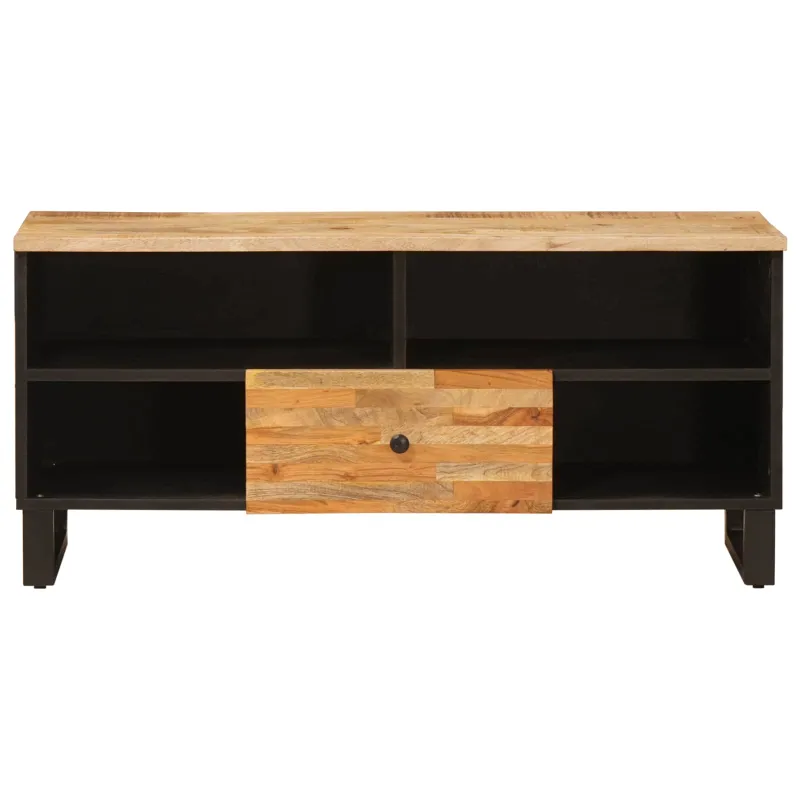 Televizoriaus spintelė Ruda 100 x 33 x 46 cm Kietas mango medis