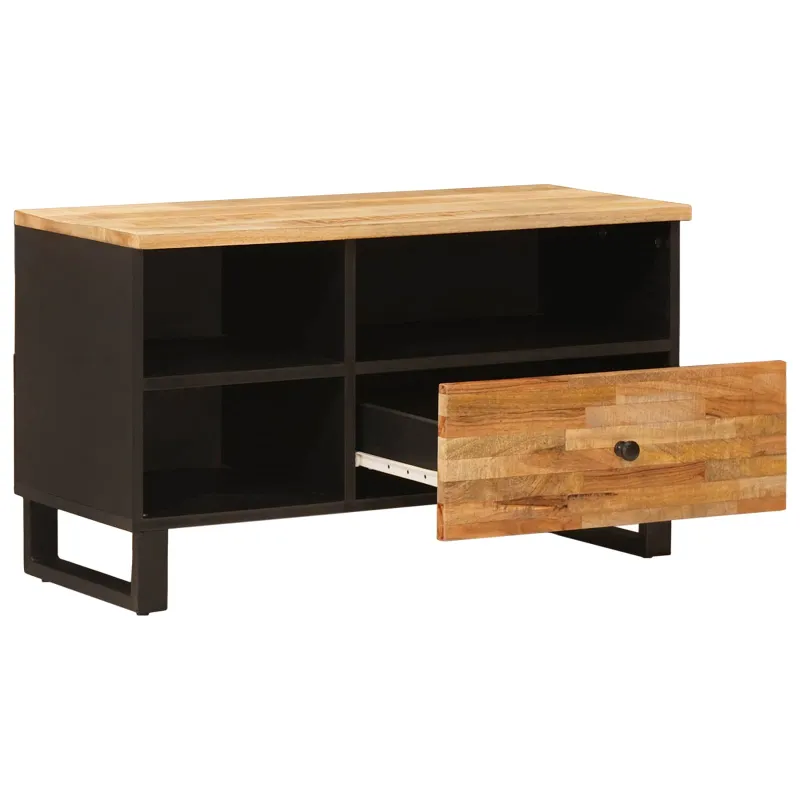 Televizoriaus spintelė Ruda 80 x 33 x 46 cm Kietas mango medis