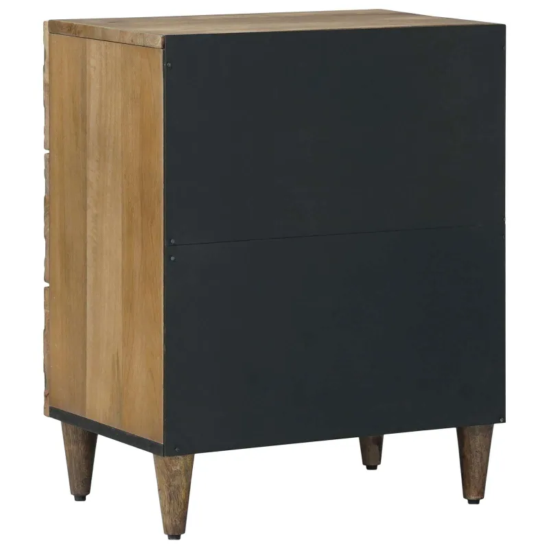 Lovos spintelė Ruda 50 x 33 x 60 cm Kietas mango medis