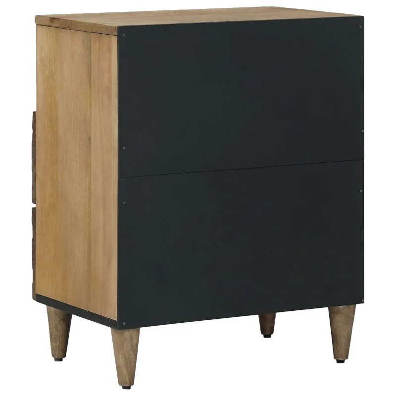 Lovos spintelė Ruda 50 x 33 x 60 cm Kietas mango medis