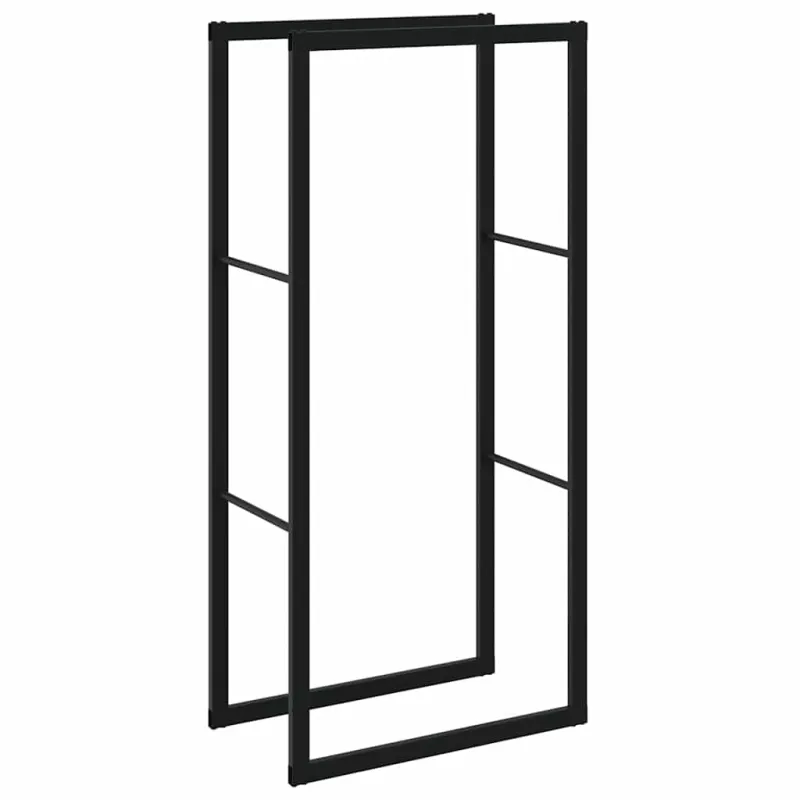 Malkų lentyna Juoda 55x30x116 cm Plienas