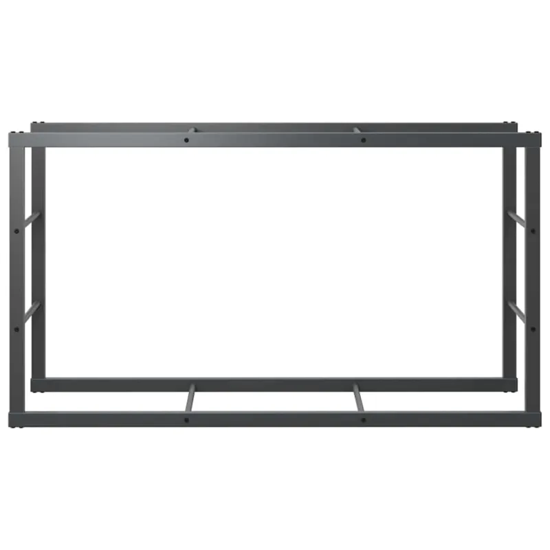 Malkų lentyna Juoda 110x30x61 cm Plienas