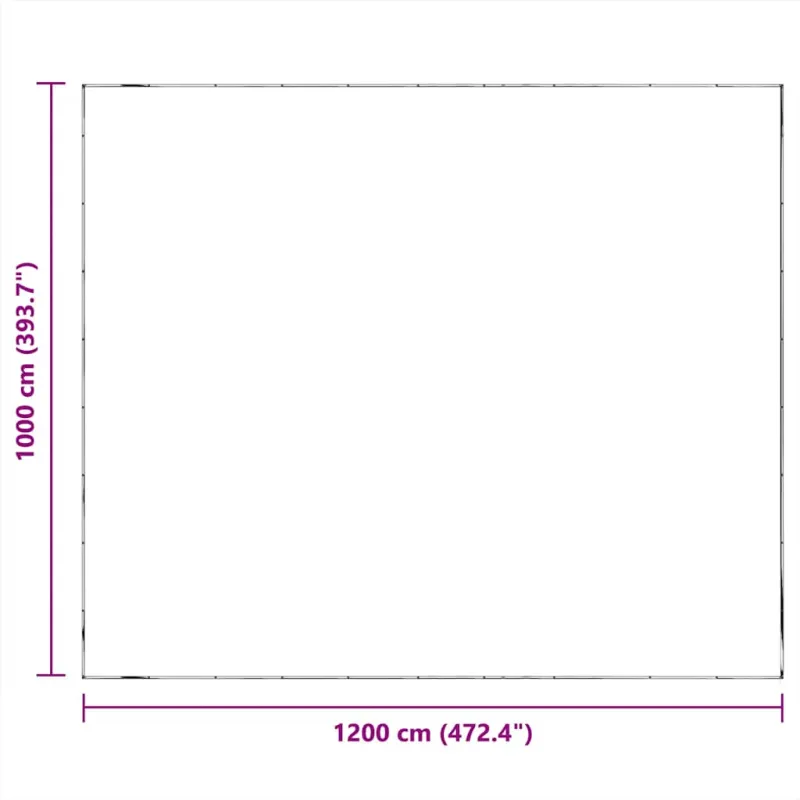 Skaidrus brezentas su ąselėmis 10x12 m polietilenas