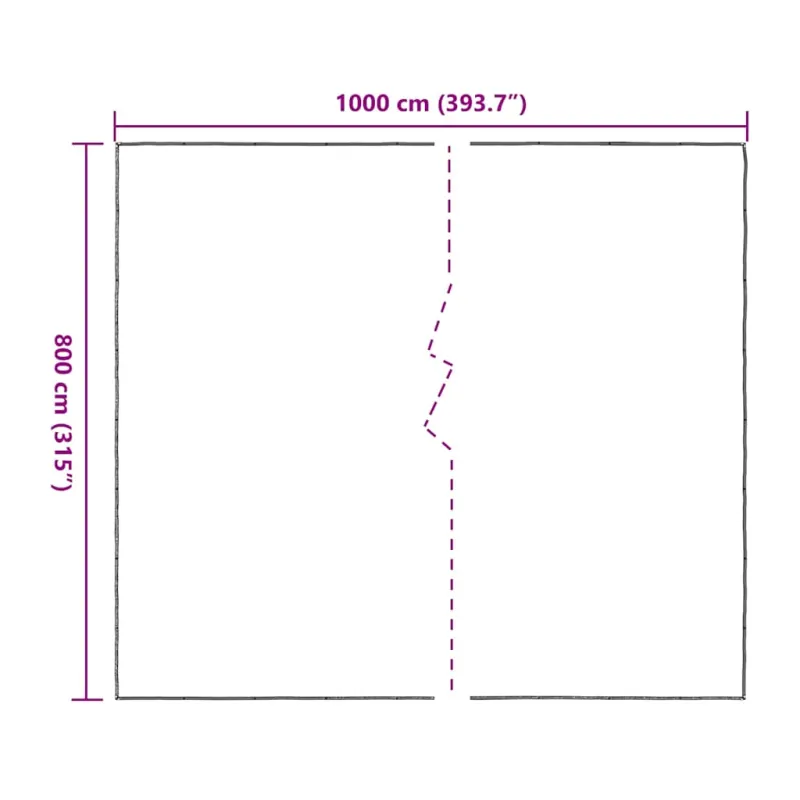 Skaidrus brezentas su ąselėmis 8x10 m polietilenas