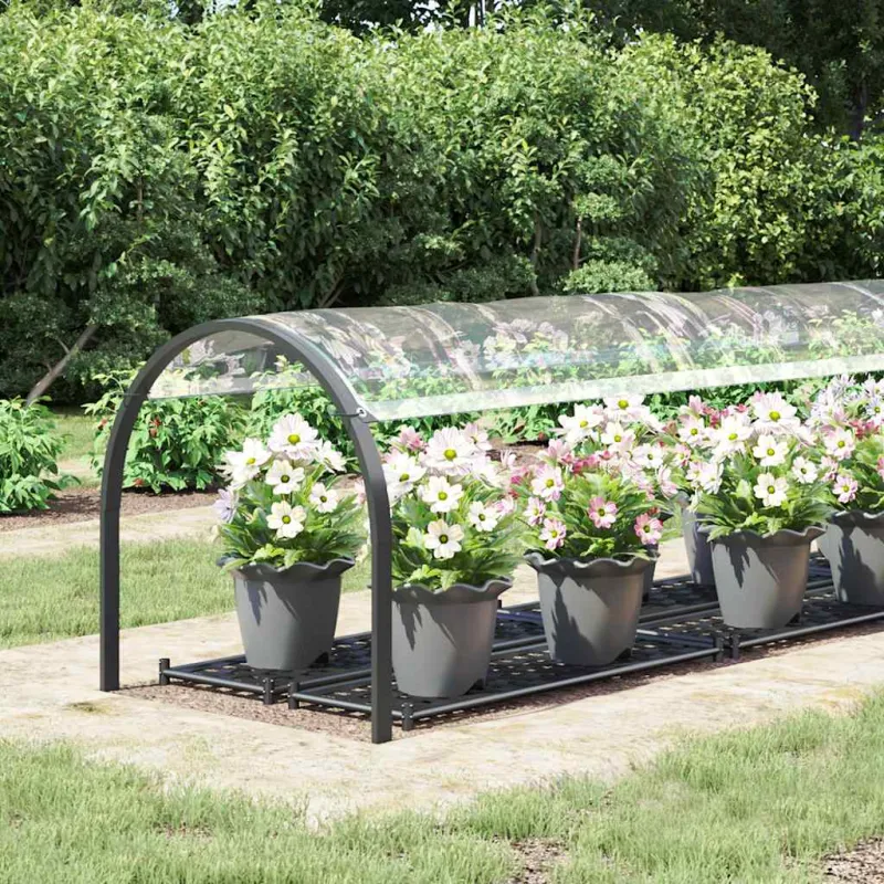 Skaidrus brezentas su ąselėmis 1x4 m PVC