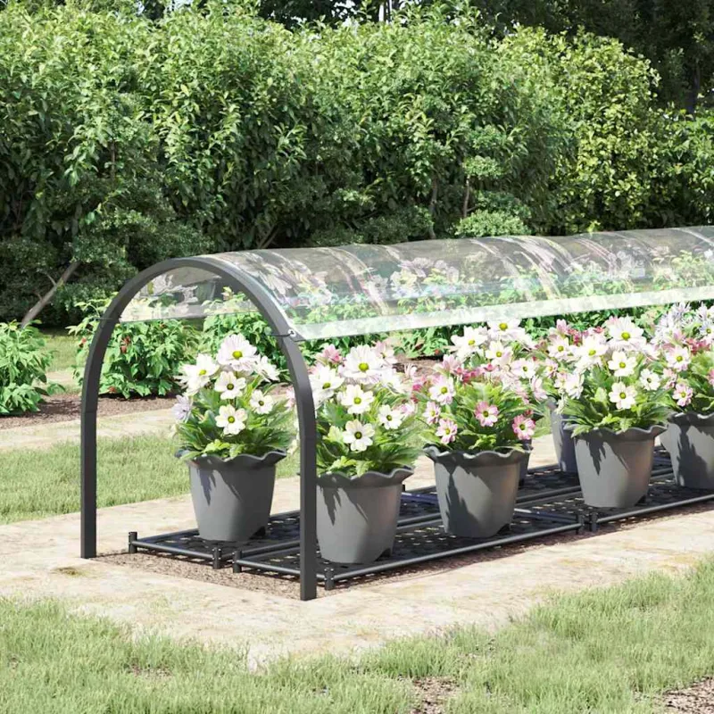 Skaidrus brezentas su ąselėmis 1x5 m PVC
