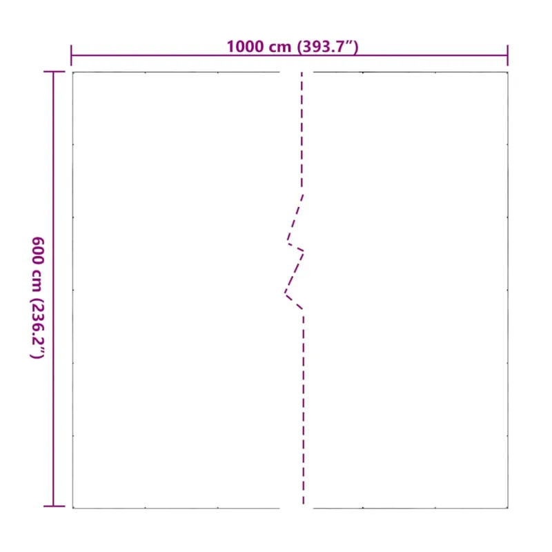 Skaidrus brezentas su ąselėmis 6x10 m PVC