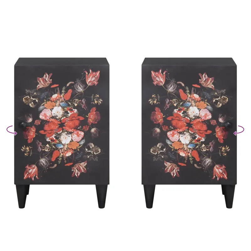 Vonios spintelė su saugykla Įvairiaspalvis 38 x 33,5 x 58 cm