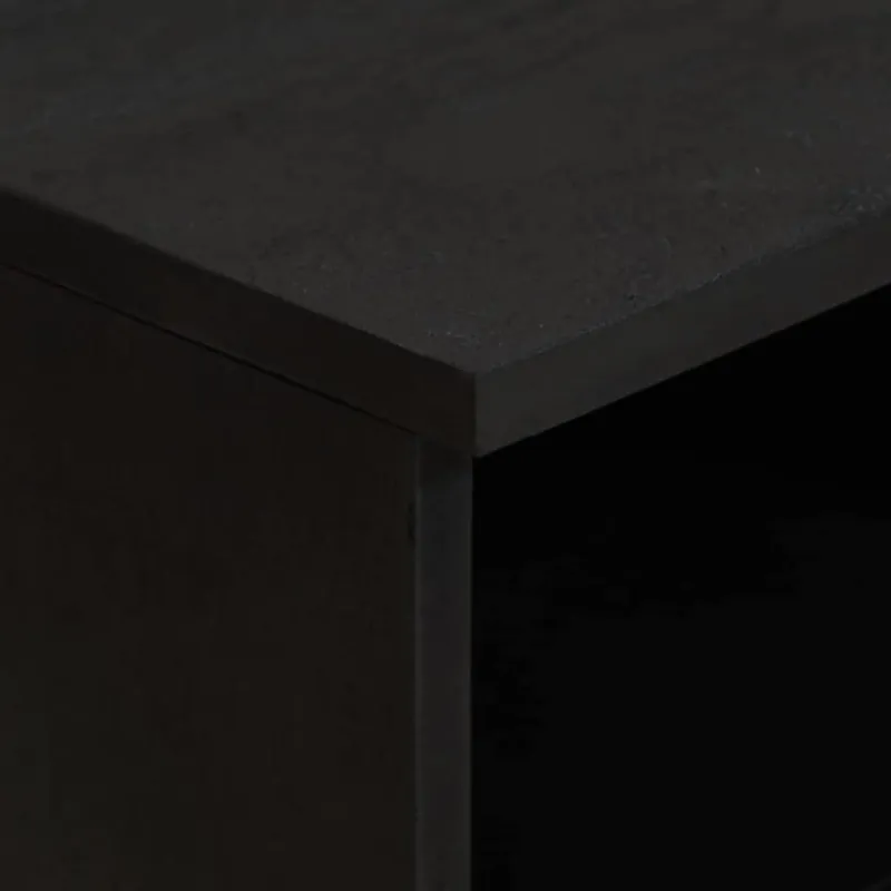 Televizoriaus spintelė Juoda 70 x 33 x 46 cm Kietas mango medis