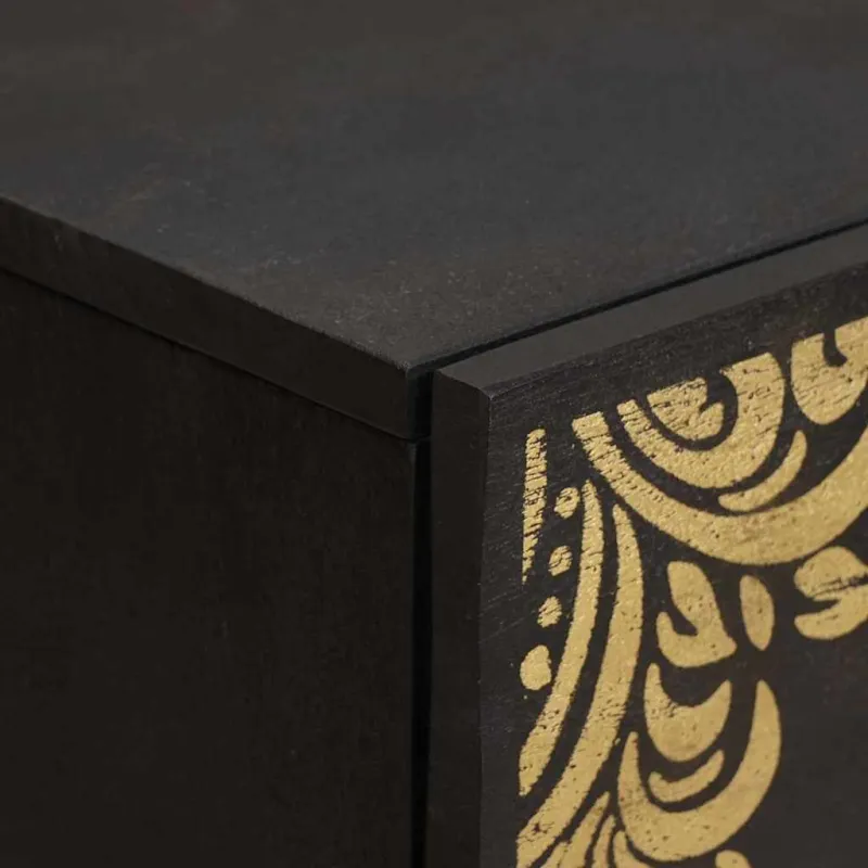 Kabalas Juoda 60 x 33 x 75 cm Kietas mango medis