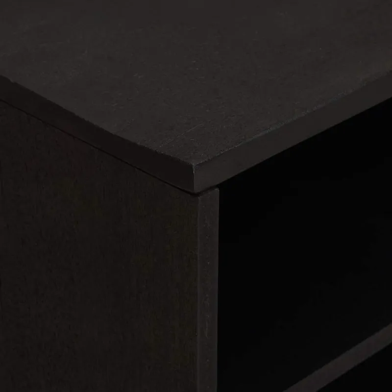 Televizoriaus spintelė Juoda 80 x 33 x 46 cm Kietas mango medis