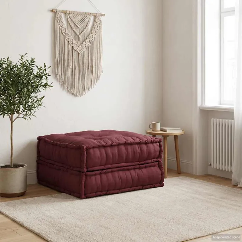Modulinė sofa, kaštoninė, 70x70x36, audinys