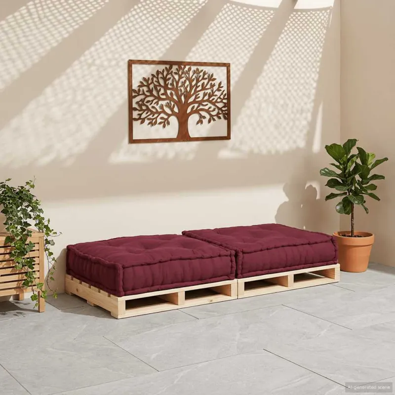 Modulinė sofa, kaštoninė, 70x70x36, audinys
