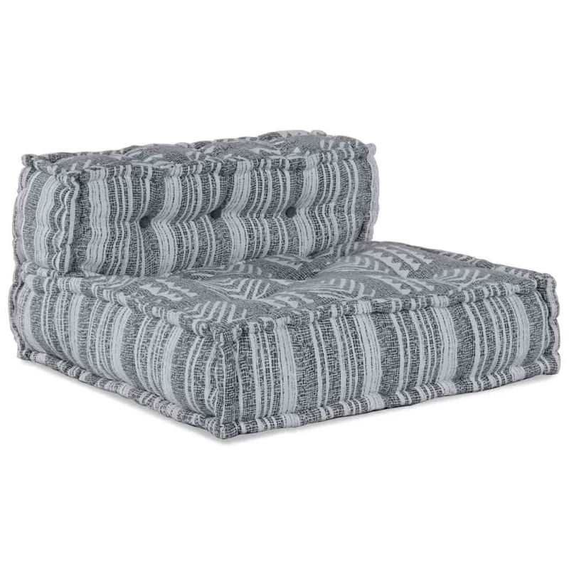 Modulinė sofa Pilkas spausdinimas 70 x 70 x 56 cm Audinys