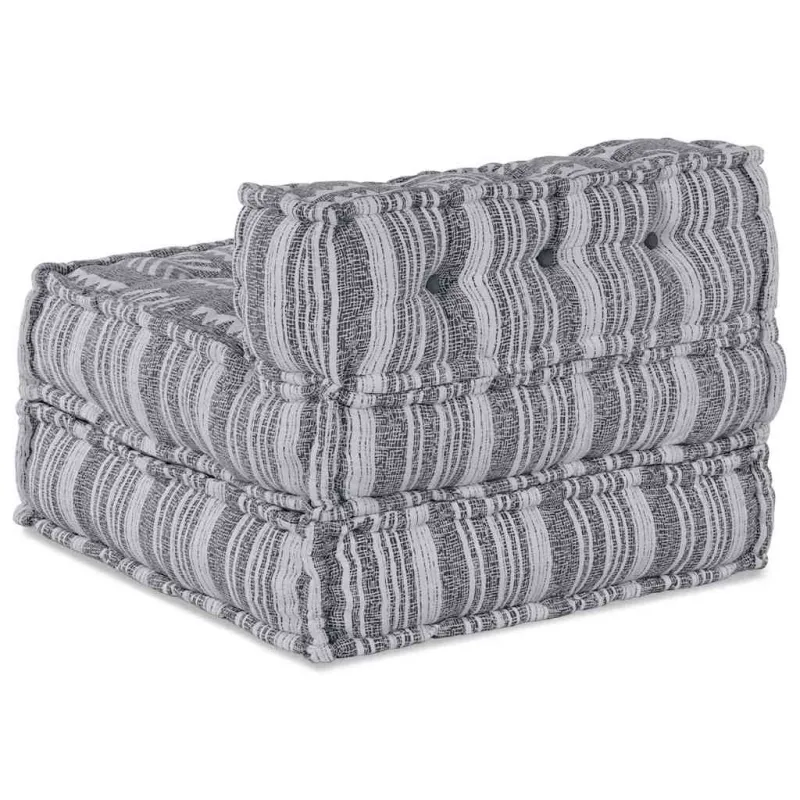 Modulinė sofa Pilkas spausdinimas 70 x 70 x 56 cm Audinys