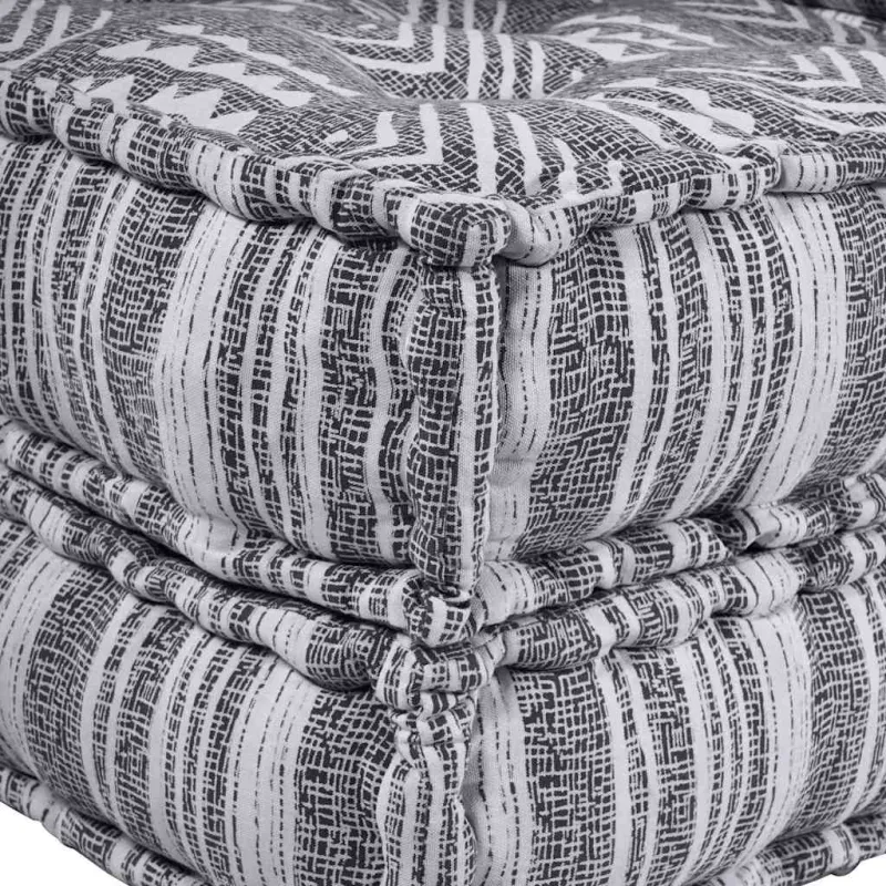 Modulinė sofa Pilkas spausdinimas 70 x 70 x 36 cm Audinys