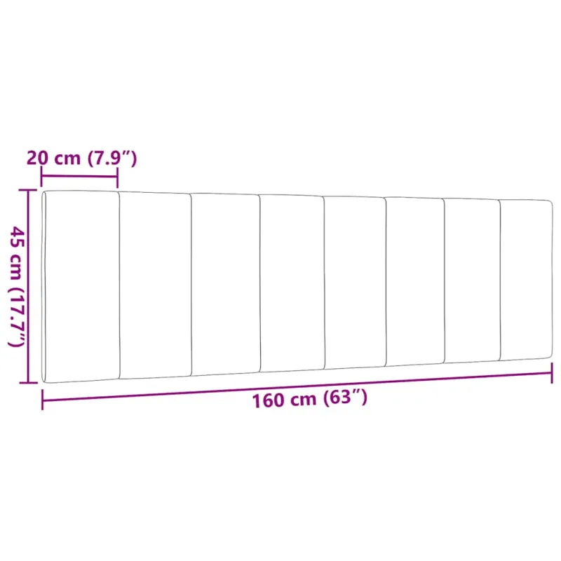 Galvūgalio pagalvėlė, Hanko, tamsiai pilkos spalvos, 160cm, audinys