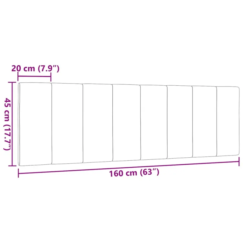 Galvūgalio pagalvėlė, Hanko, taupe spalvos, 160cm, audinys
