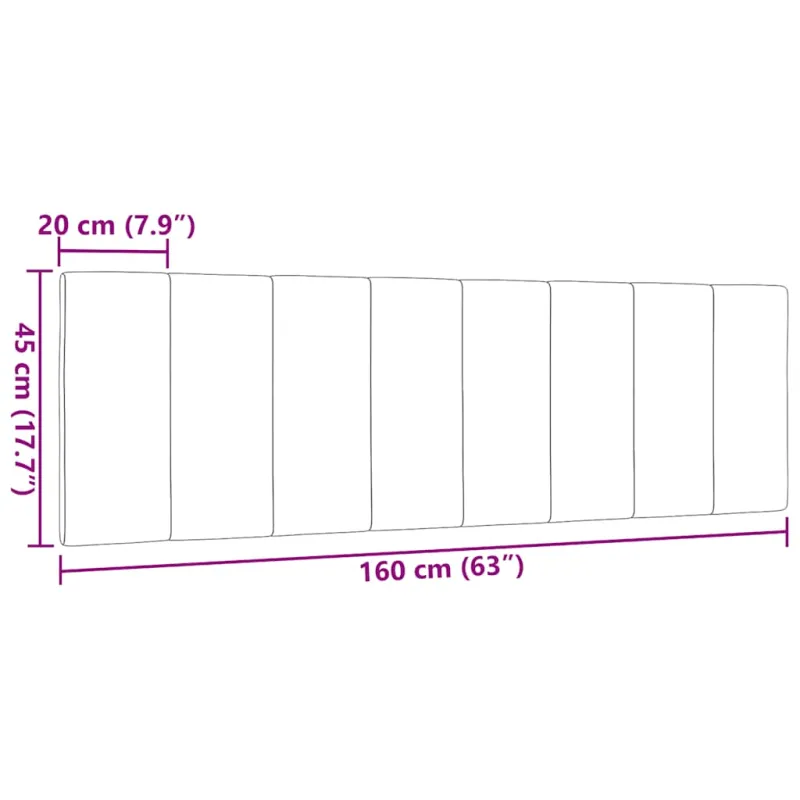 Galvūgalio pagalvėlė, Hanko, mėlynos spalvos, 160cm, audinys