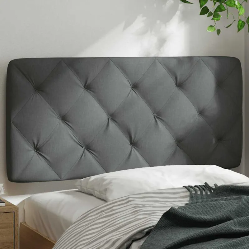 Galvūgalio pagalvėlė, tamsiai pilkos spalvos, 100 cm, audinys