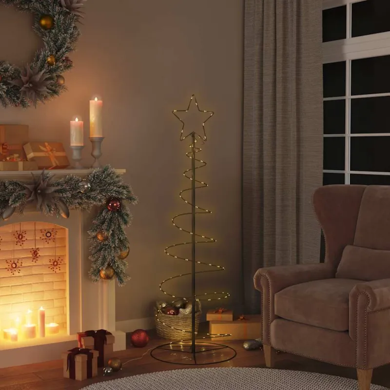 LED Kalėdų eglutė 100 LED Šiltai Balta 150 cm