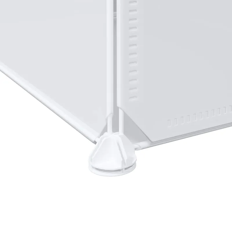 Storage Cube Organizer su 12 kubelių ir pakabinamų strypų PP