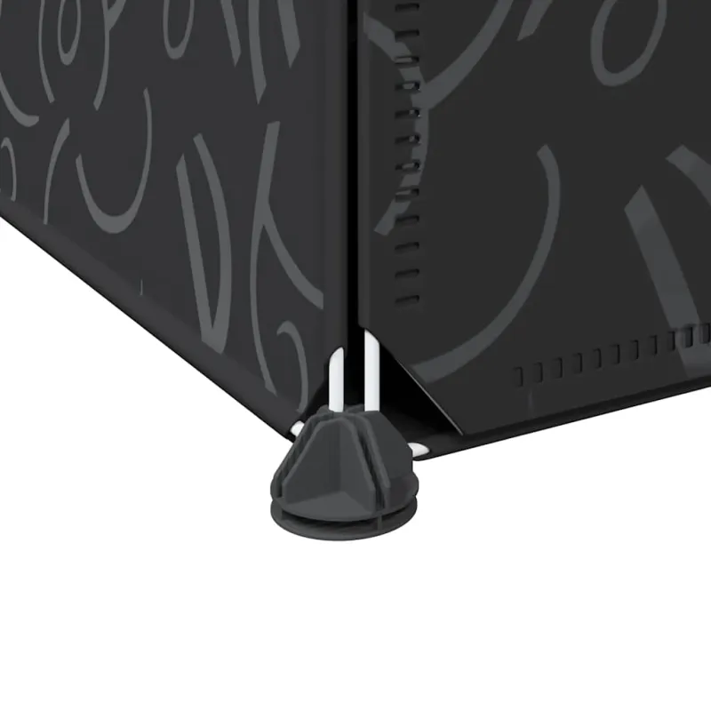 Storage Cube Organizer su 16 kubelių ir pakabinamų strypų PP