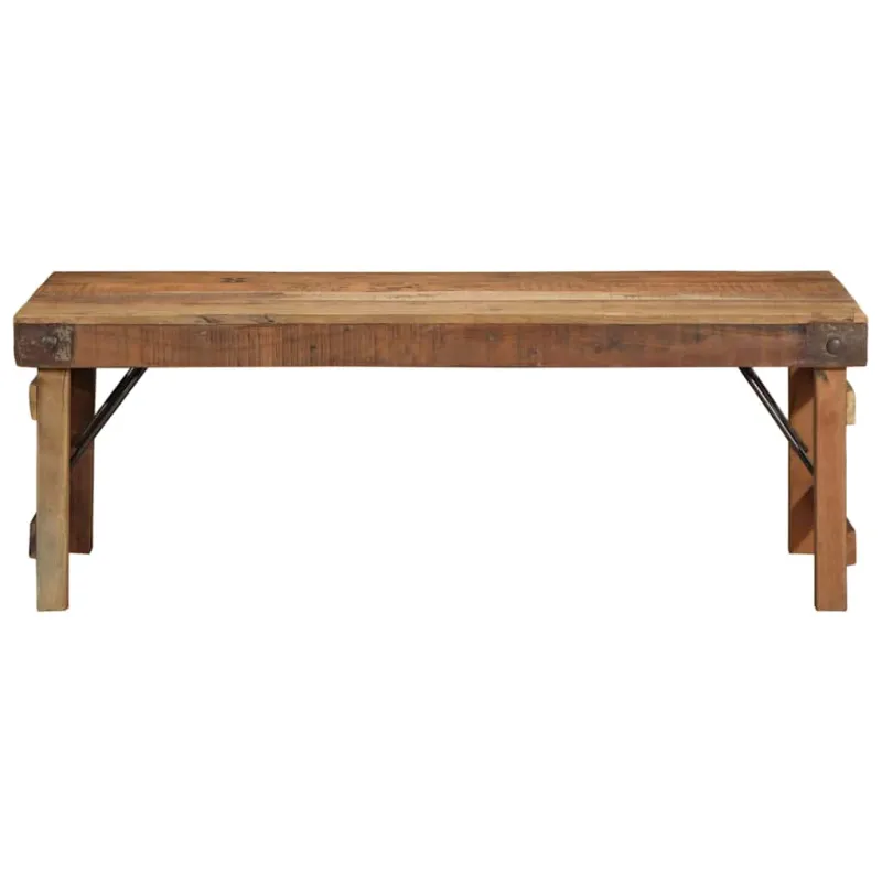 Kavos staliukas Ruda 110 x 55 x 40 cm Kietas atkurtas medis