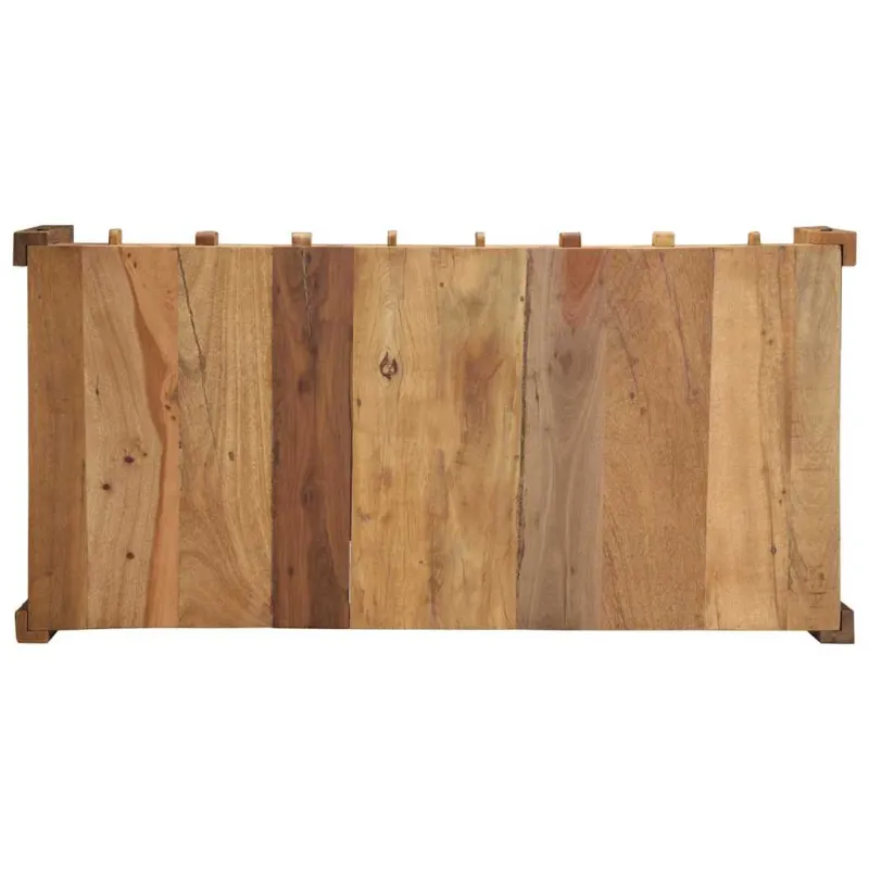 Kavos staliukas Ruda 110 x 54 x 35 cm Kietas atkurtas medis