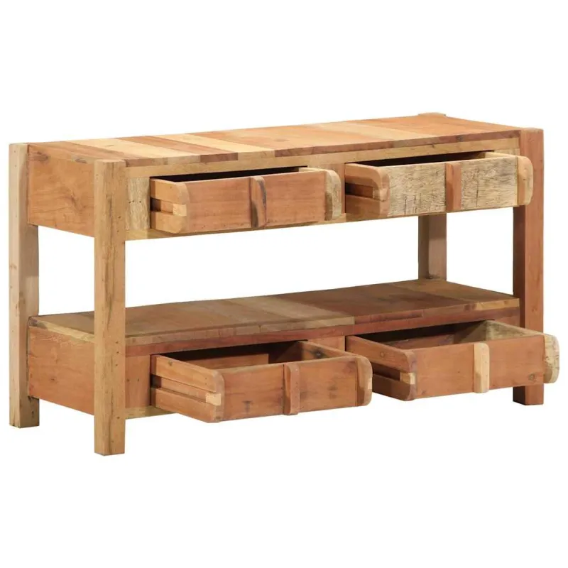 Televizoriaus spintelė su stalčių Ruda 83 x 33 x 46 cm