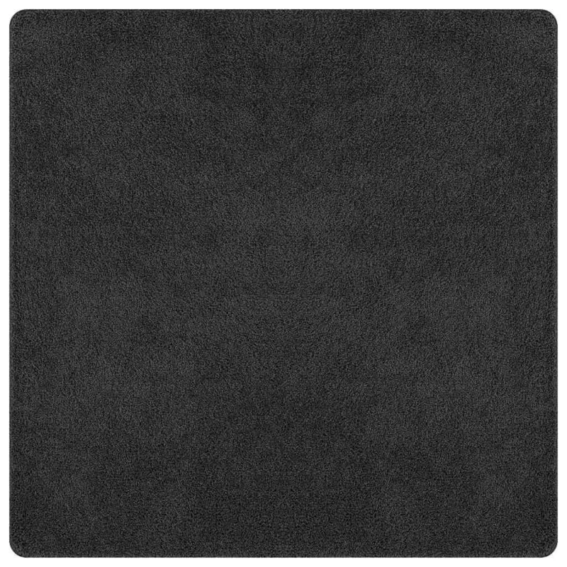 Neslystantis plaukuotas kilimas Tamsiai pilka 200 x 200 cm PP