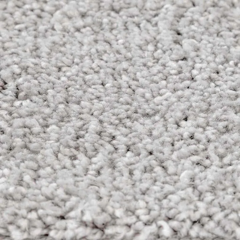 Neslystantis plaukuotas kilimas Pilka 160 x 160 cm PP