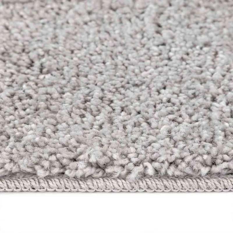 Neslystantis plaukuotas kilimas Pilka 160 x 160 cm PP