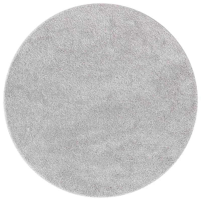 Neslystantis plaukuotas kilimas Pilka 160 x 160 cm PP