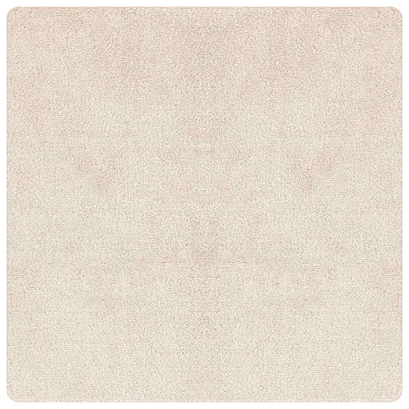 Neslystantis plaukuotas kilimas Kreminė 200 x 200 cm PP
