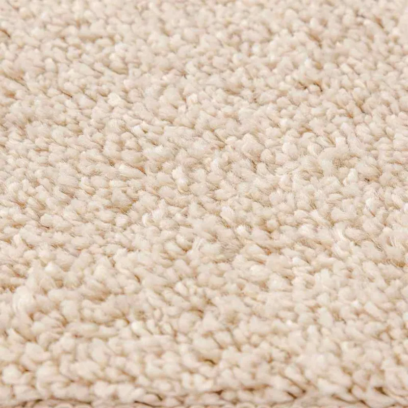 Neslystantis plaukuotas kilimas Kreminė 200 x 200 cm PP