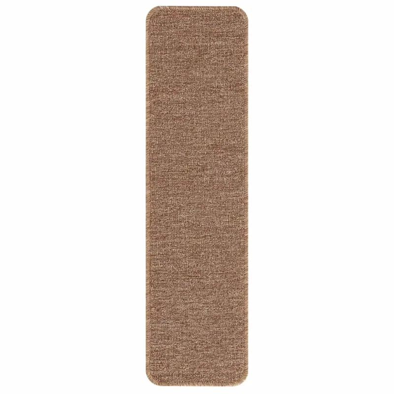Slydimui atsparūs laiptų kilimėliai 15 pcs Geltona 75 x 20 cm