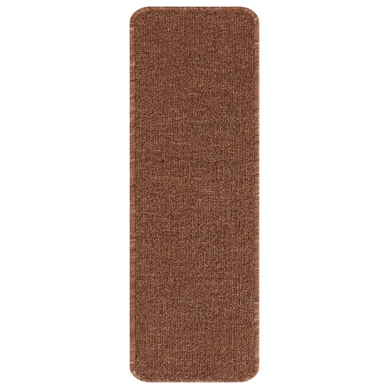 Slydimui atsparūs laiptų kilimėliai 15 pcs Geltona 60 x 25 cm