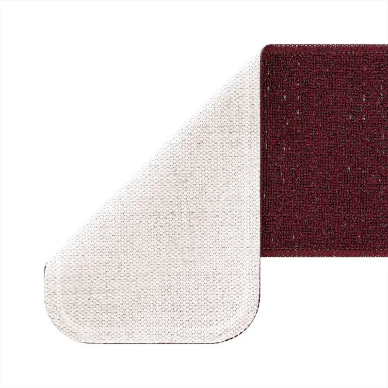 Slydimui atsparūs laiptų kilimėliai 15 pcs Vyšninė 60 x 25 cm