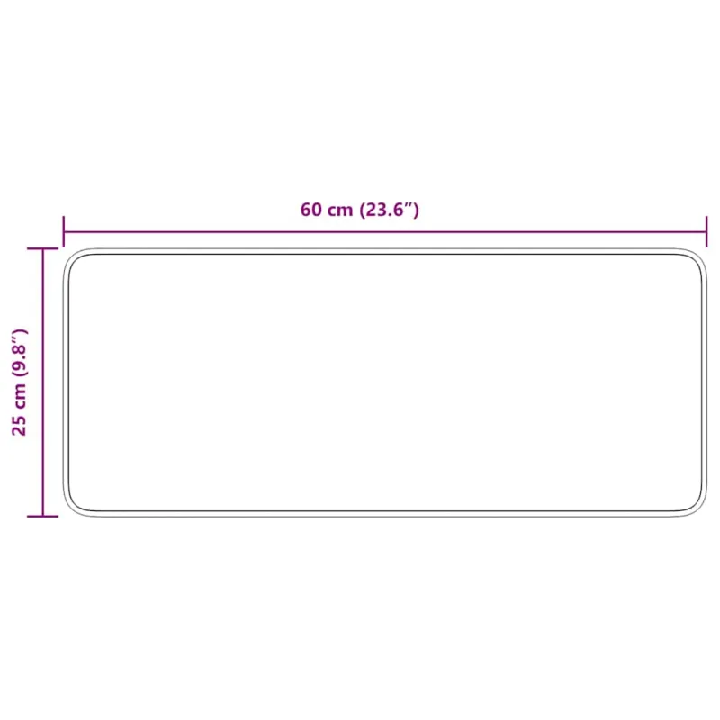 Slydimui atsparūs laiptų kilimėliai 15 pcs Vyšninė 60 x 25 cm