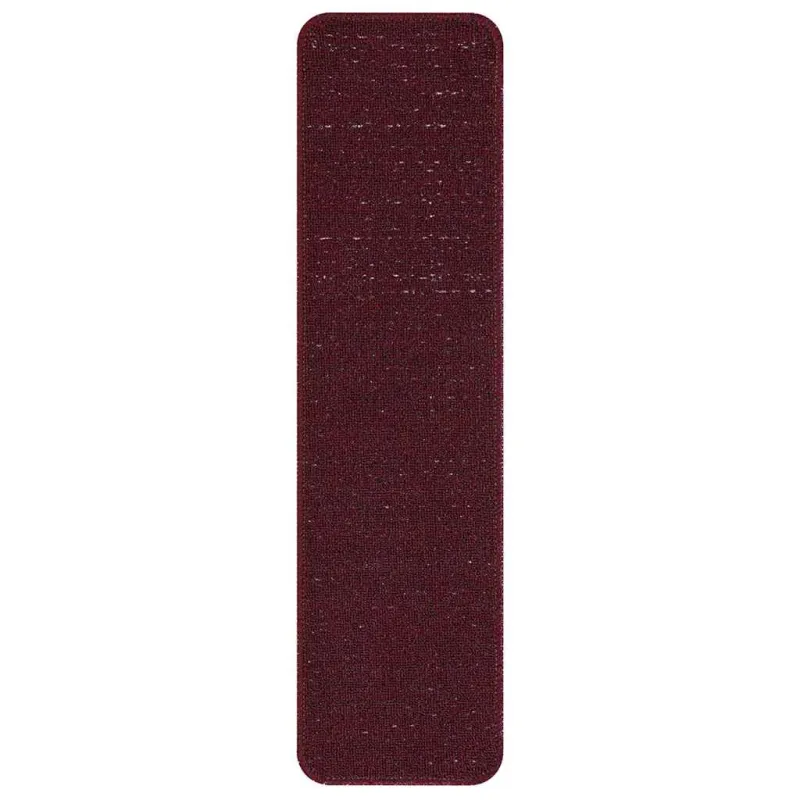 Slydimui atsparūs laiptų kilimėliai 15 pcs Vyšninė 75 x 20 cm