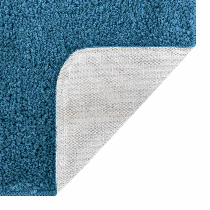 Antisklidus vonios kilimėlių rinkinys 2 pcs Mėlyna PP