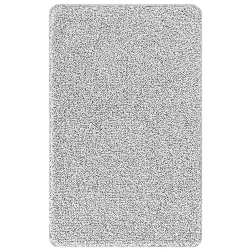 Antisklidus vonios kilimėlių rinkinys 3 pcs Pilka PP