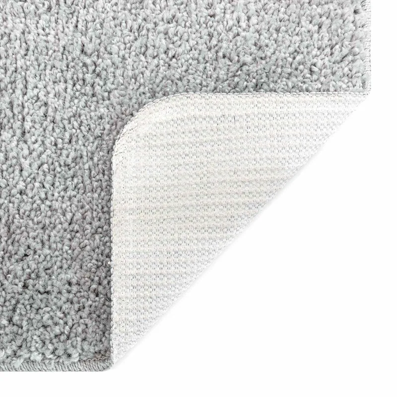 Antisklidus vonios kilimėlių rinkinys 3 pcs Pilka PP
