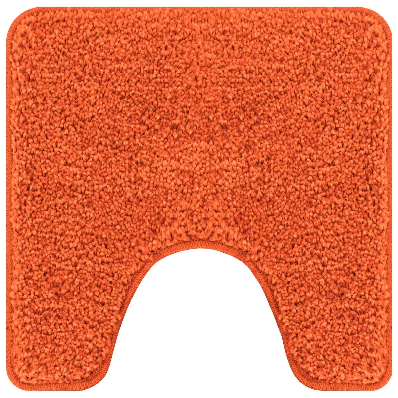 Antisklidus vonios kilimėlių rinkinys 3 pcs Oranžinė PP