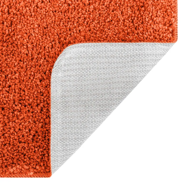 Antisklidus vonios kilimėlių rinkinys 3 pcs Oranžinė PP
