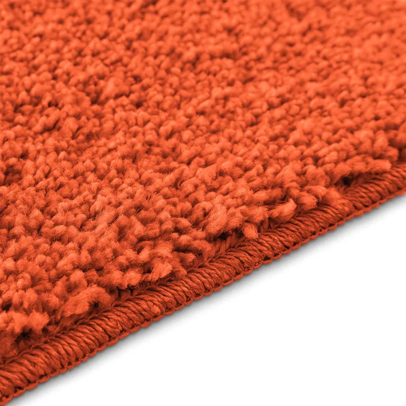 Antisklidus vonios kilimėlių rinkinys 3 pcs Oranžinė PP