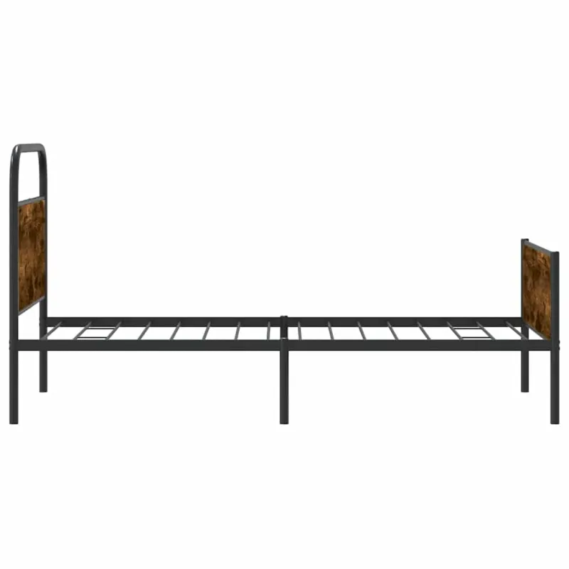 Lovos rėmas be čiužinio, sonoma, 107x203 cm, apdirbta mediena
