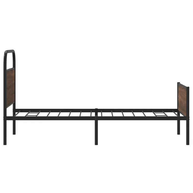 Lovos rėmas be čiužinio, rudos ąžuolo, 107x203 cm