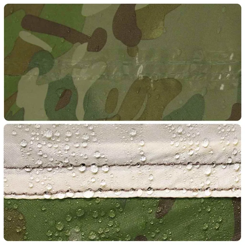 Žvejybos palapinė su stogu Kamufliažinė 514 x 465 x 187 cm